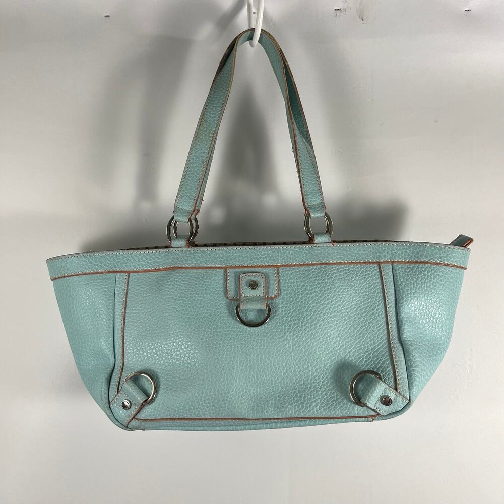 Tommy Hilfiger Y2K Shoulder Bag Blue Handbag Small Leather Casual Going Out
